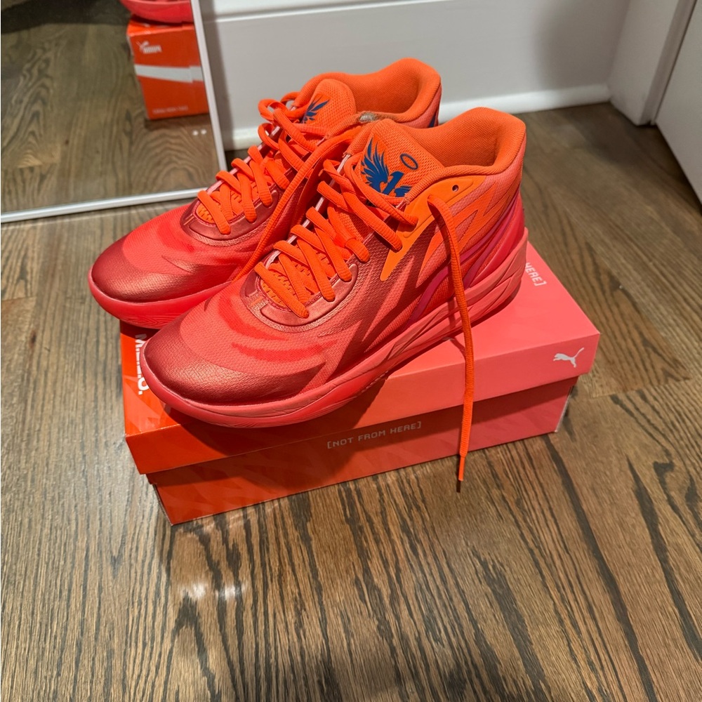 Lamelo Ball Puma MB.02 Orange Basketball Shoes